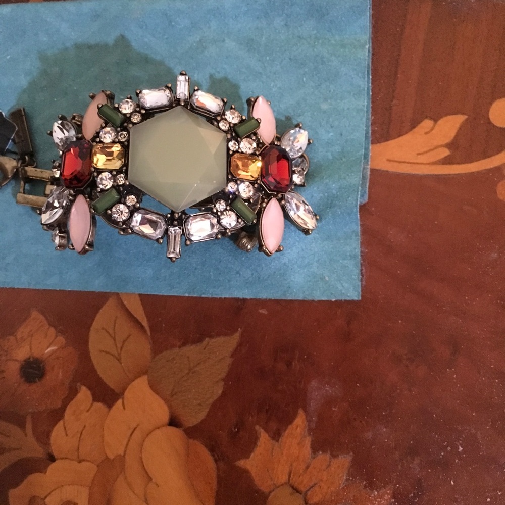 Extraordinary Massive Colorful Crystal Bracelet